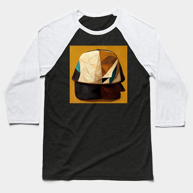 Cubist cap Baseball T-Shirt by yayor